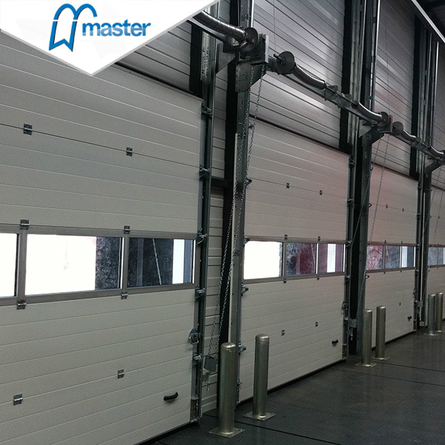 Fast Action PU Sandwich Panel Secure Insulated High Speed Industrial Doors 